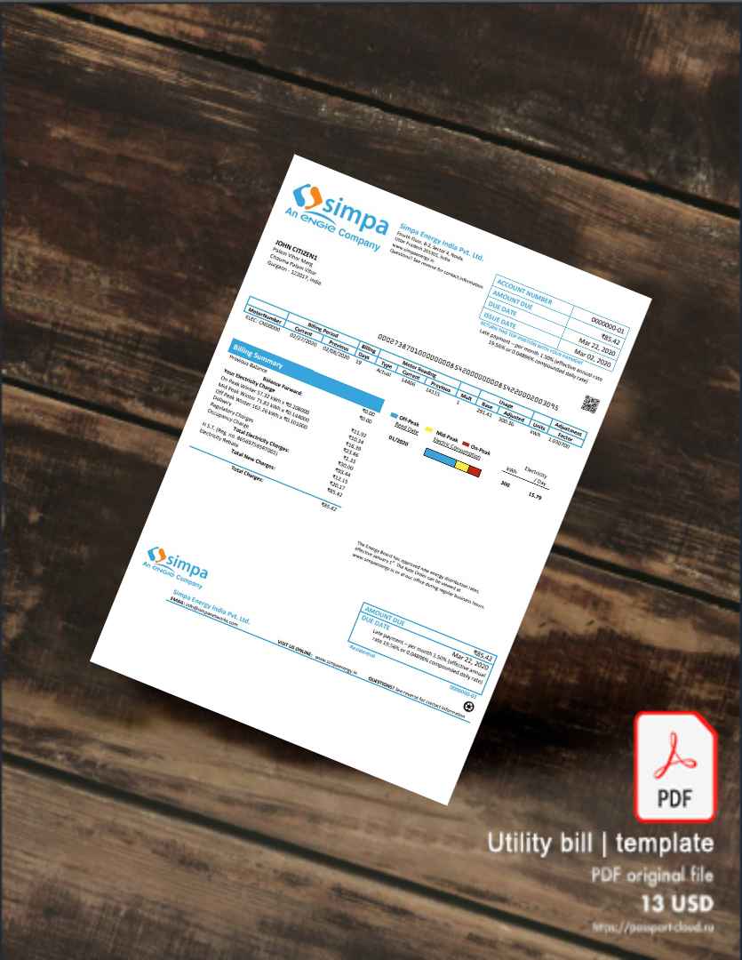 Utility bill | Albanian Power | Albania
